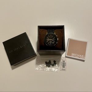 Michael Kors Black Soft Enamel Watch